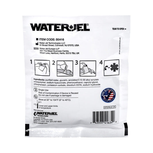Water-Jel® First Responder Burn Dressing, 4 x 16 Inch