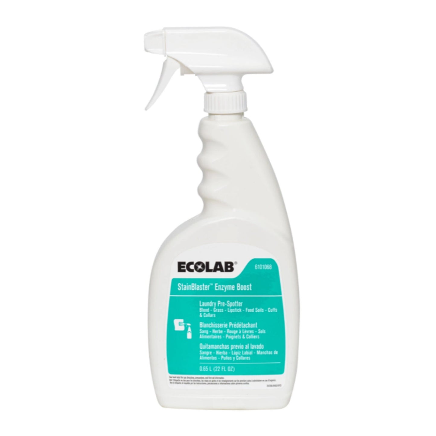 Ecolab StainBlaster™ Enzyme Boost Laundry Pre-Spotter, 22-ounce Spray Bottle