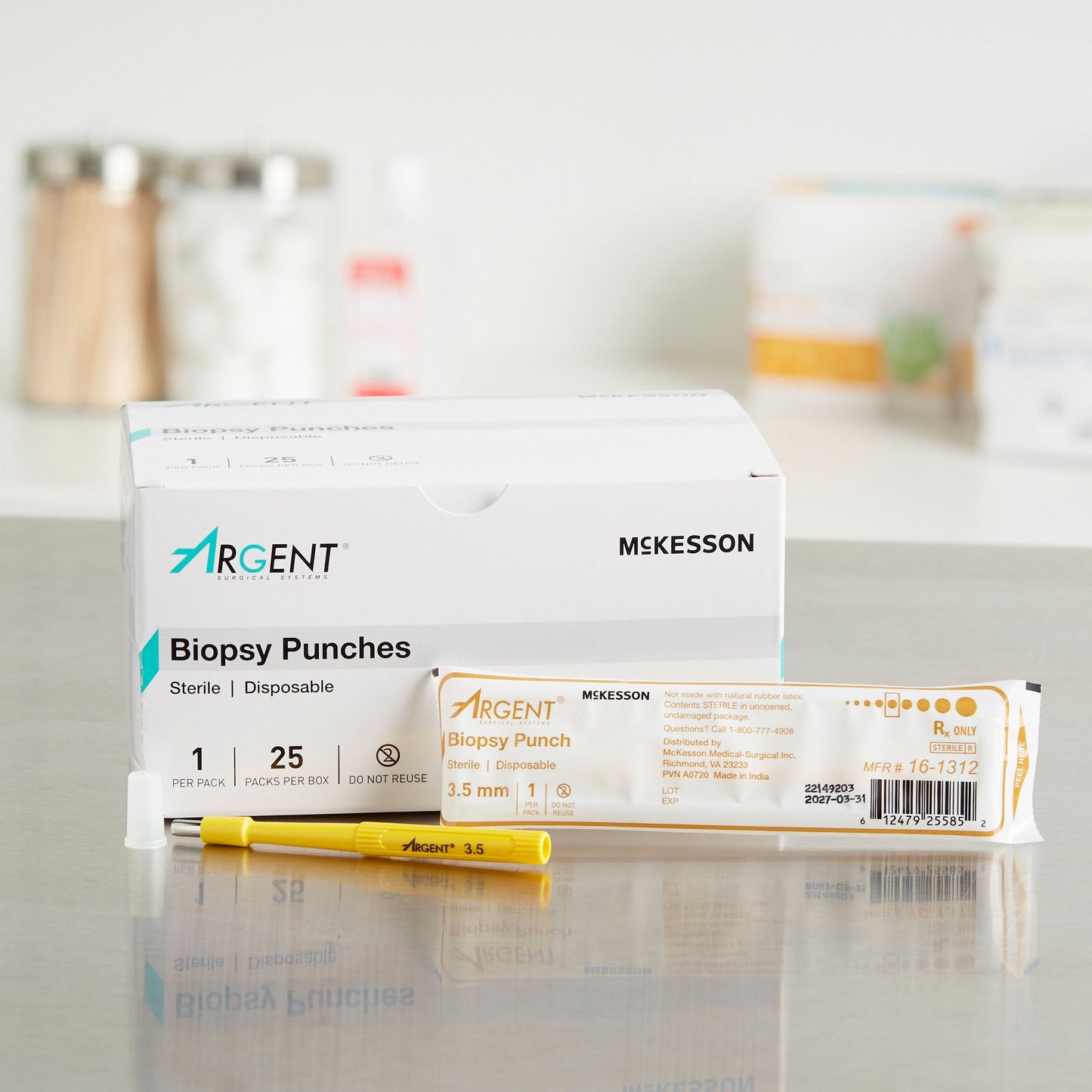 Biopsy Punch McKesson Argent™ Dermal 3.5 mm