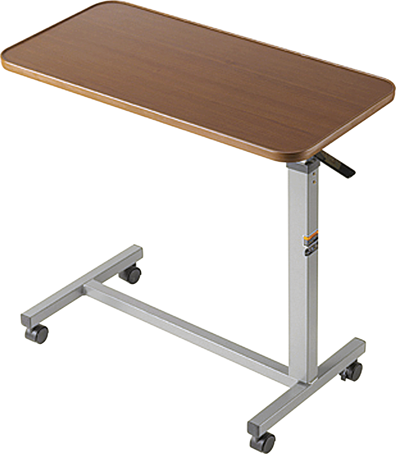 Auto-Touch Overbed Table, 30" x 15" x 3/4", 29" to 45"