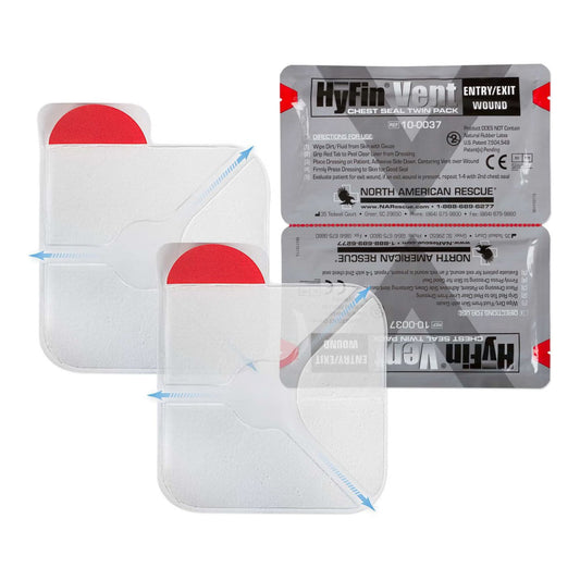 Chest Wound Seal Hyfin® Vent 6 X 6 Inch 2 per Pack NonSterile