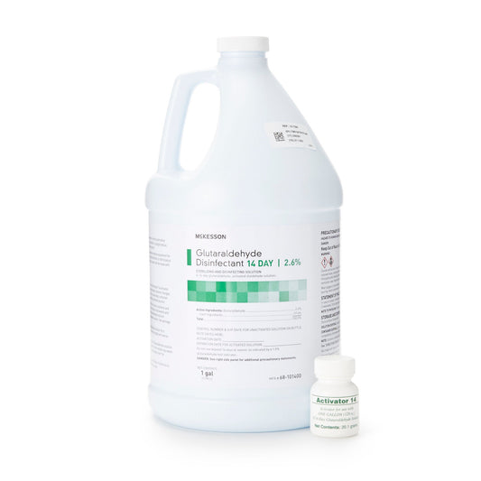 McKesson Glutaraldehyde High Level Disinfectant, 1-gallon Jug