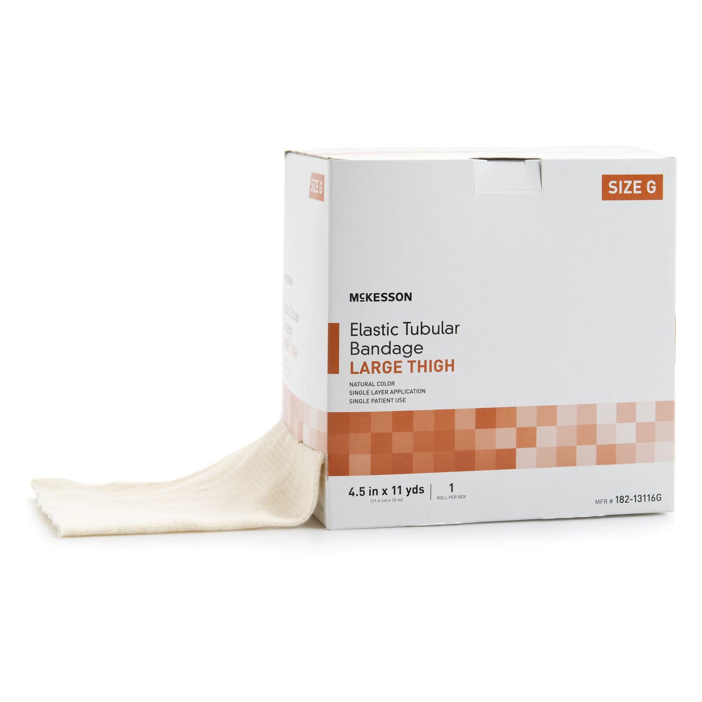 McKesson Elastic Tubular Support Bandage, 4-1/2 Inch x 11 Yard