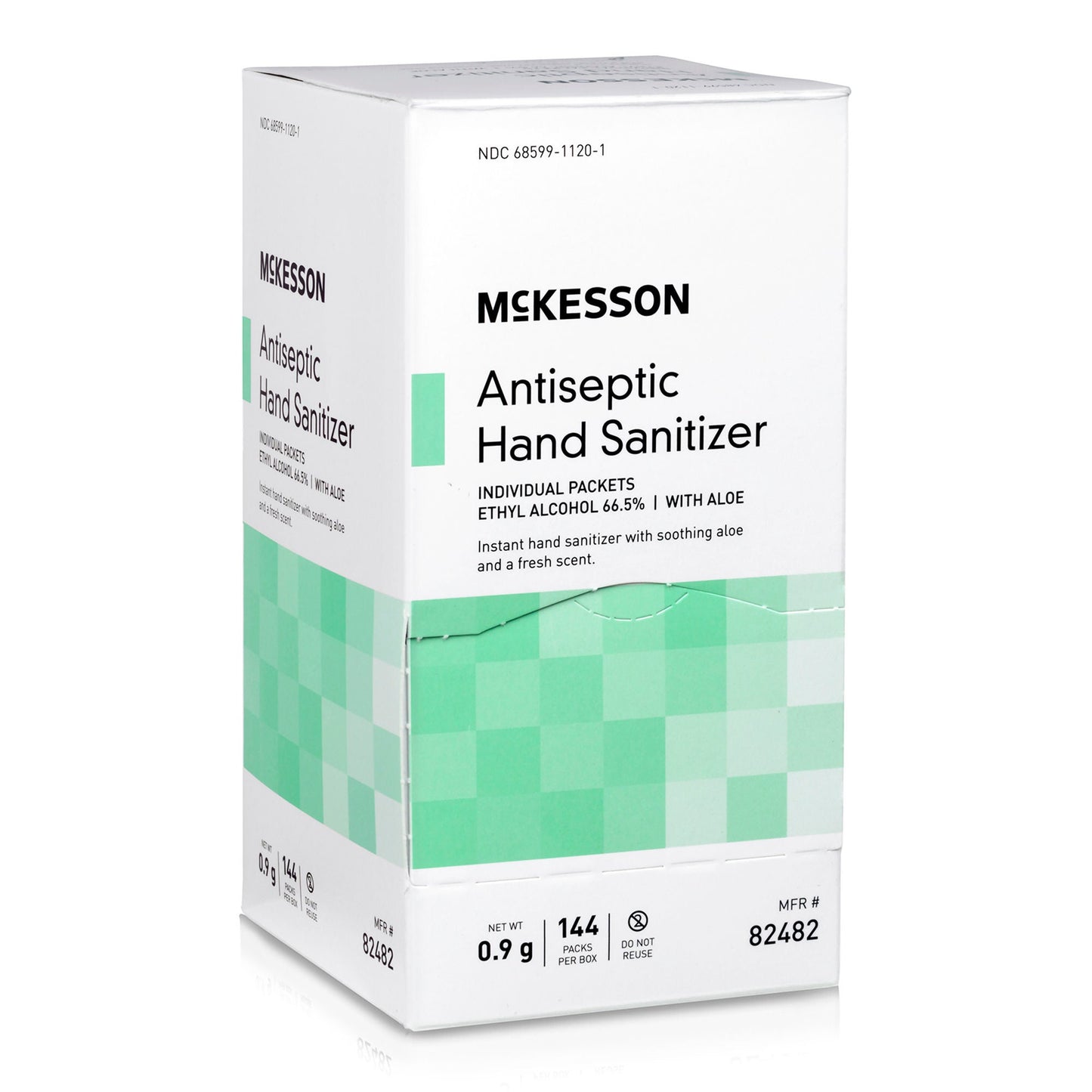 McKesson Hand Sanitizer with Aloe, Fresh Scent, Individual Packet