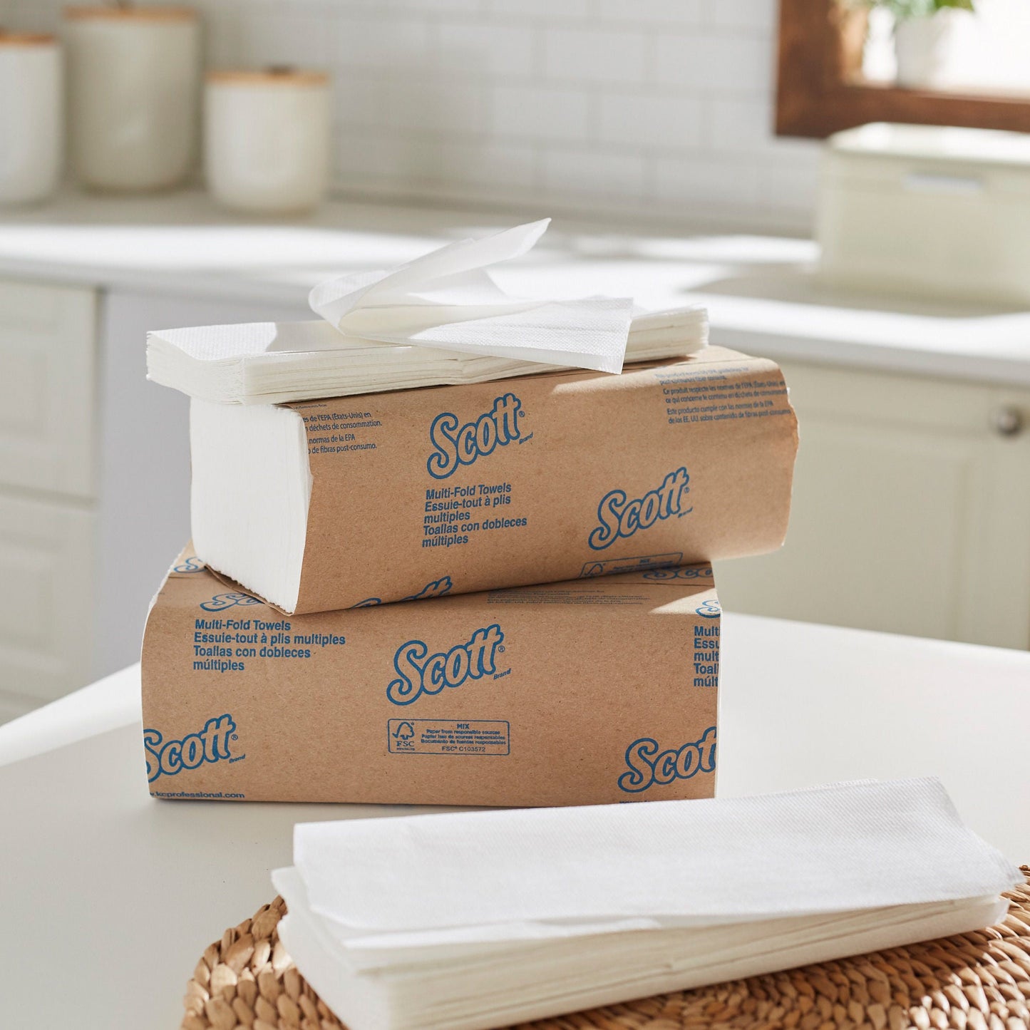 Scott® Essential Paper Towels, Multi-Fold, 9.25 x 9.5 Inch