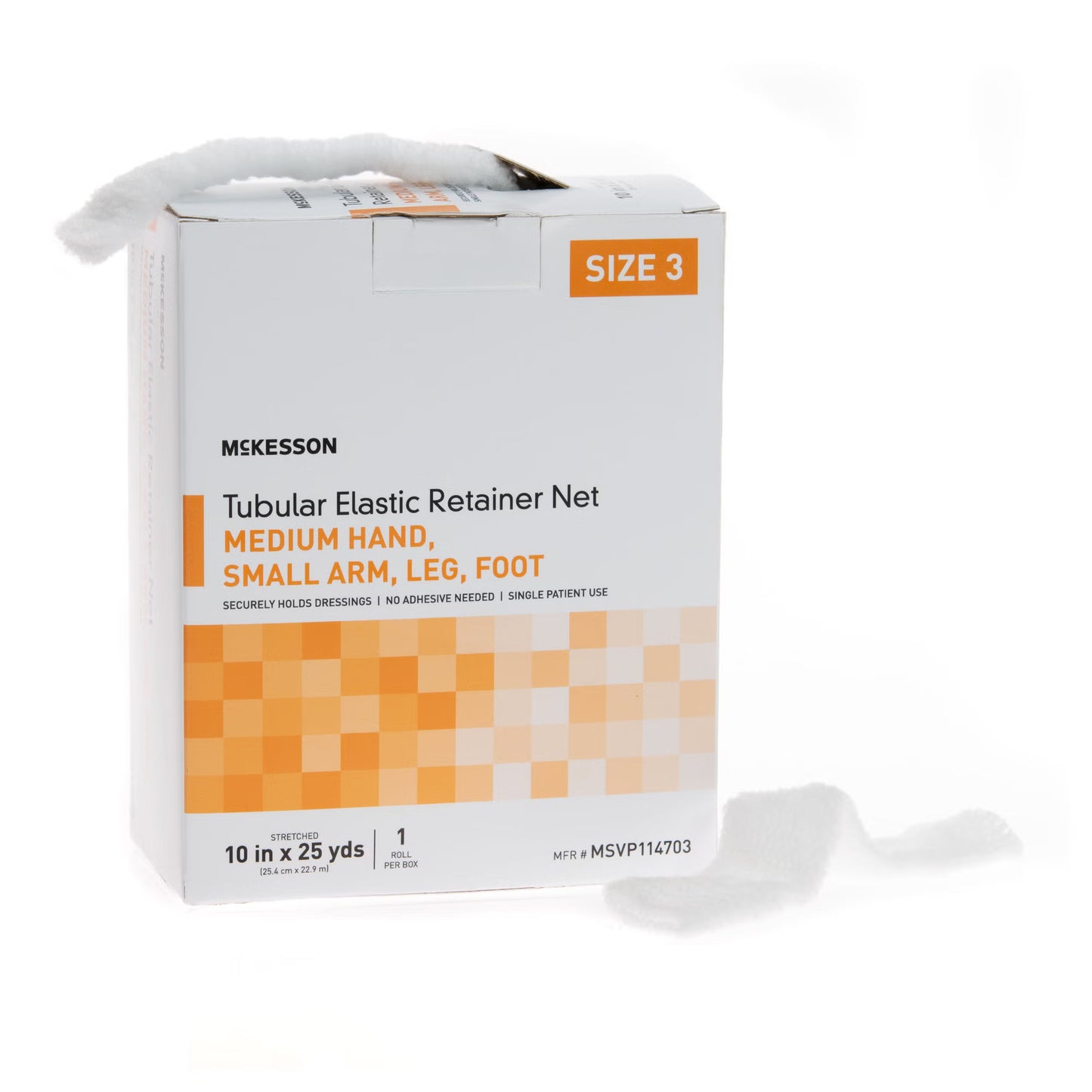 McKesson Tubular Bandage, 10 Inch x 25 Yard, Size 3