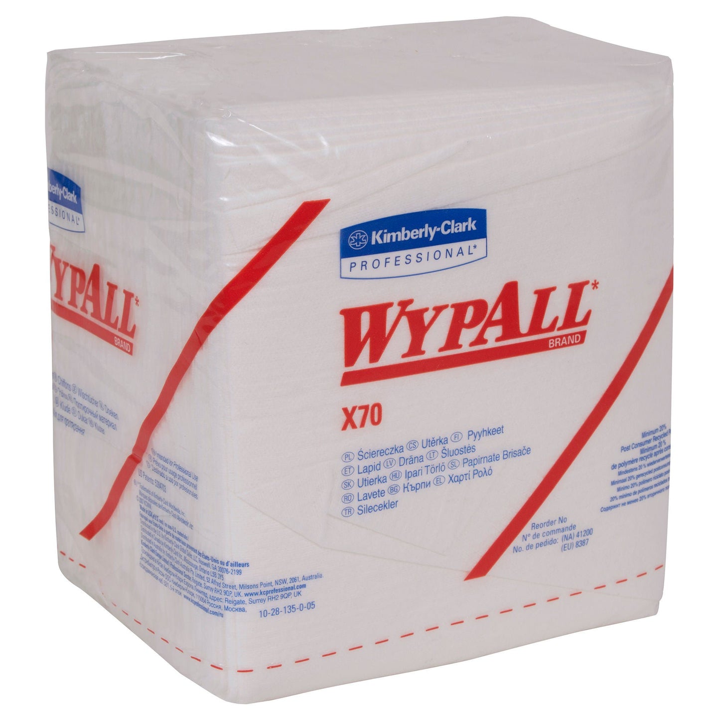 WypAll® PowerClean™ X70 Medium Duty Cloths, 12.5 x 14.4 Inch