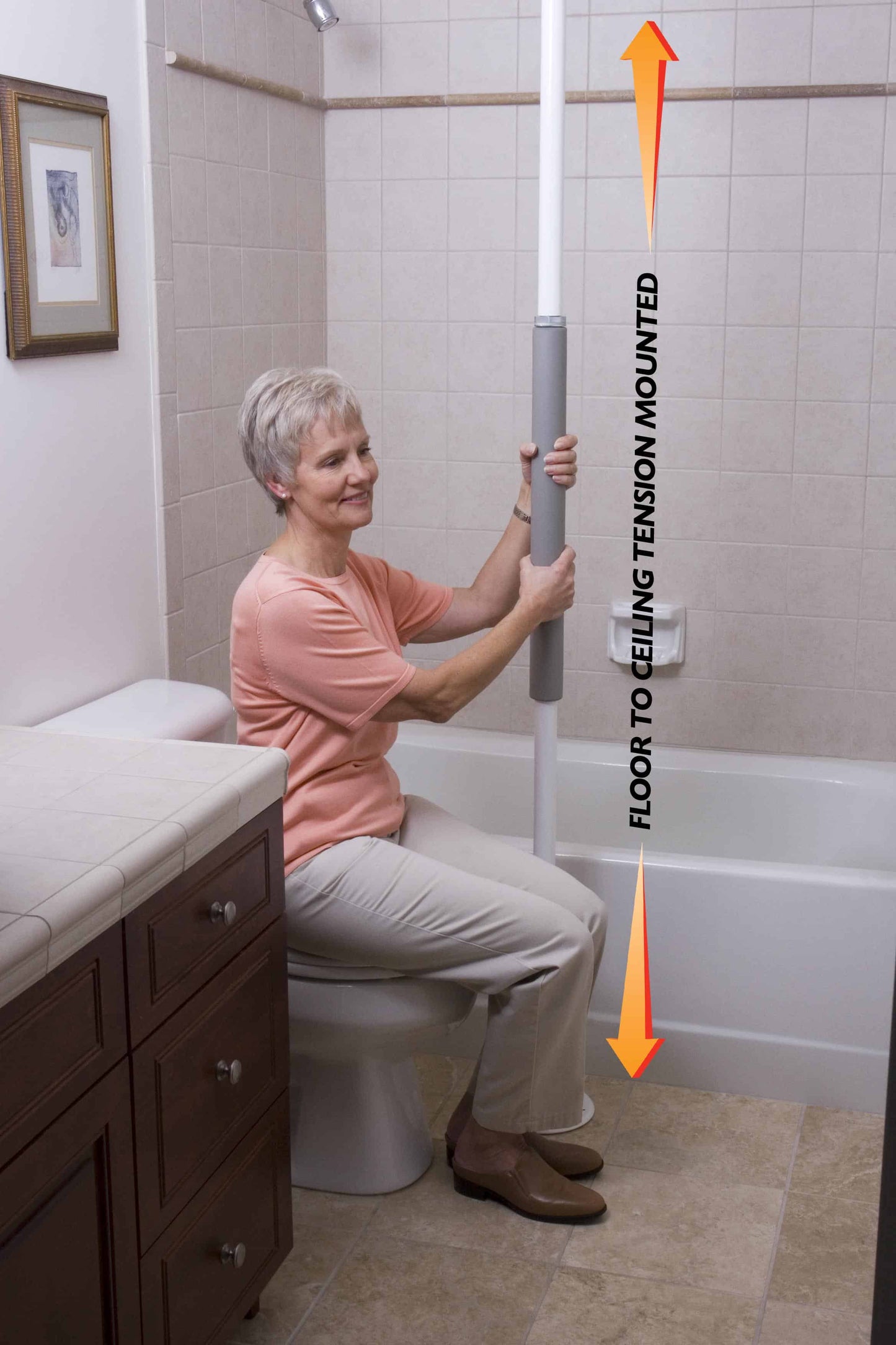 Standers Security Pole White