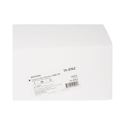 Skin Marker with Ruler and Labels McKesson Gentian Violet Ink Sterile Full Size Fine Tip
