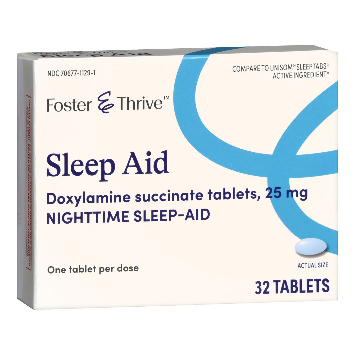 Foster & Thrive™ Sleep Aid Doxylamine Succinate 25 mg Tablets