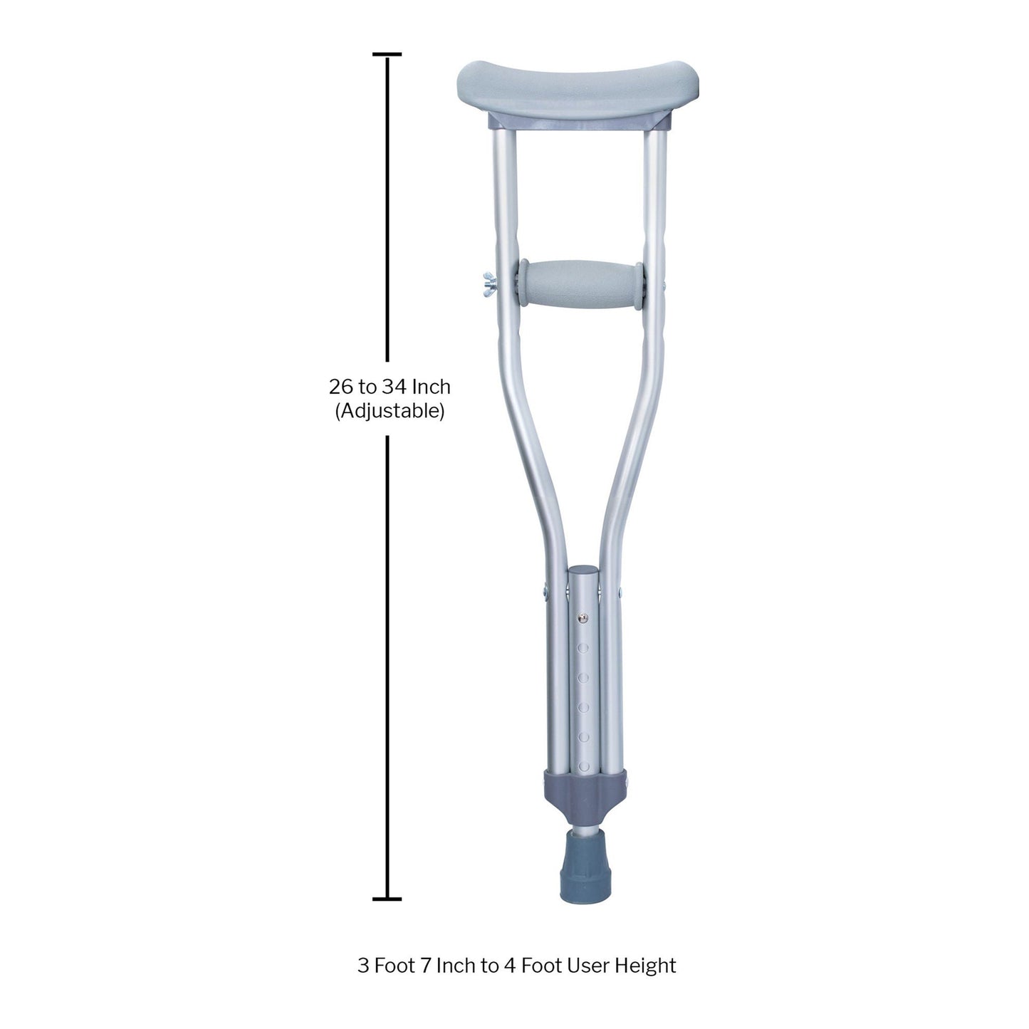 McKesson Underarm Crutches for Children 3'7" to 4'
