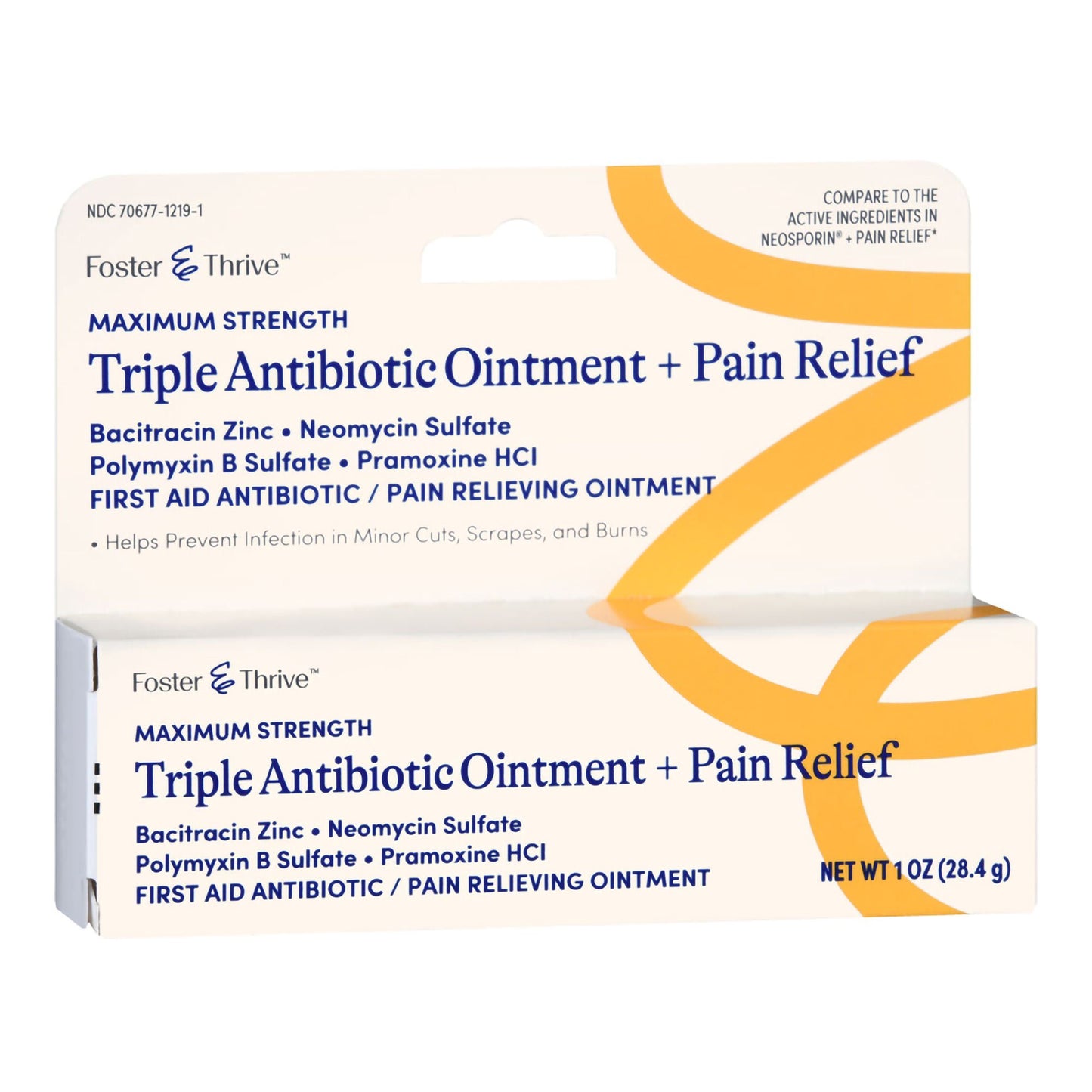 Foster & Thrive™ Maximum Strength Triple Antibiotic + Pain Relief Ointment