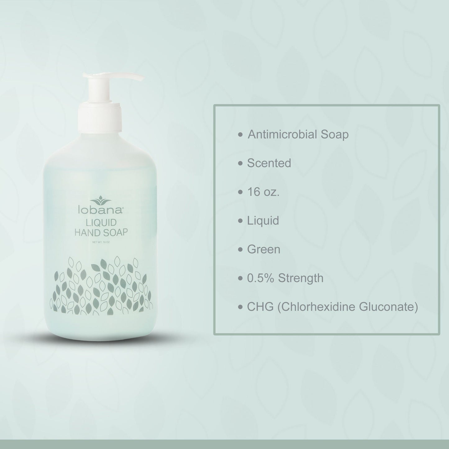Lobana® Liquid Hand Soap, 16-ounce pump bottle