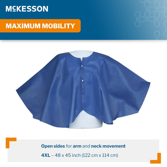 McKesson Poncho Exam Cape, 4X-Large, 48 x 45 Inch