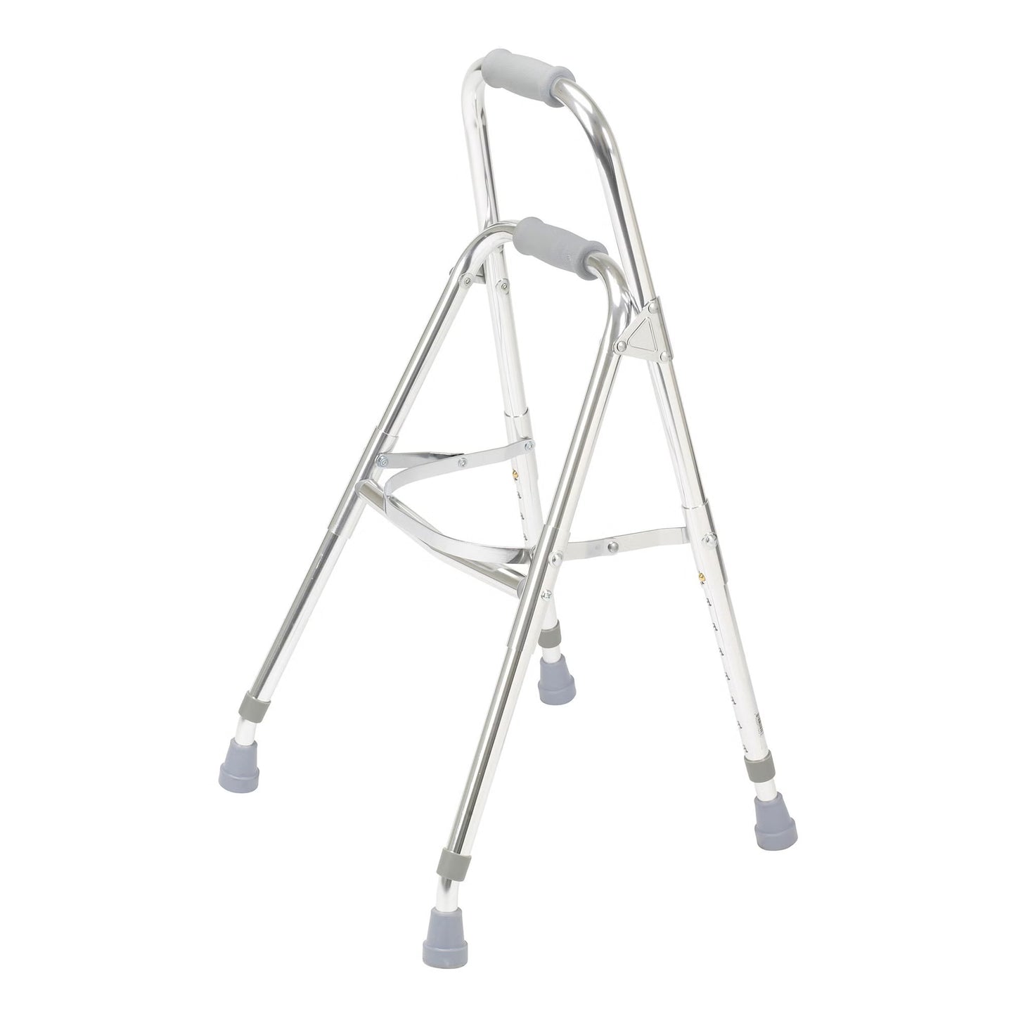 drive™ Hemi Aluminum Side Step Folding Walker, 29.5 – 37 Inch Height