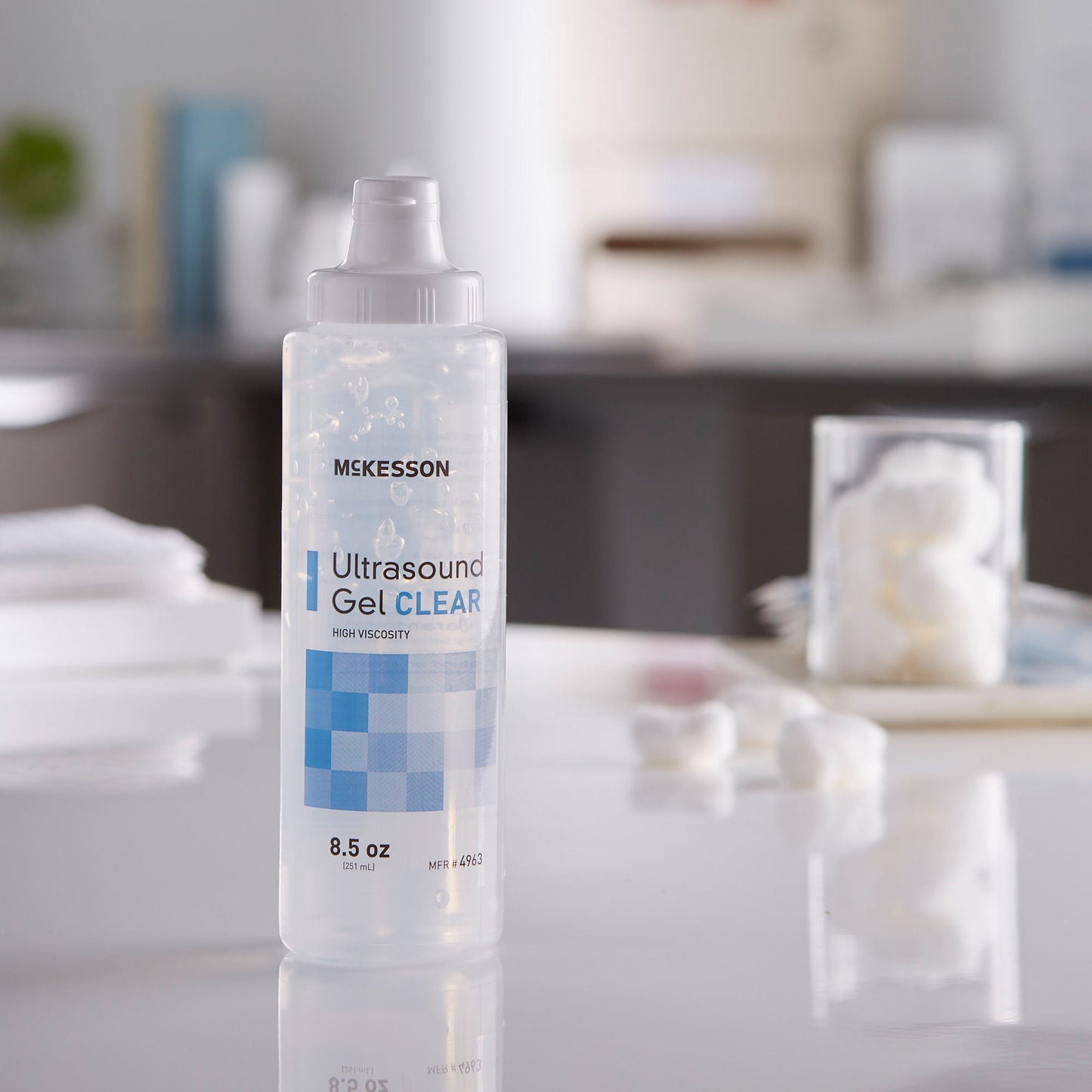 McKesson Ultrasound Gel, Clear, 250 mL Bottle, Ultrasound and Laser Transmission