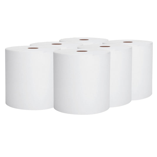 Scott Paper Towels, Hardwound, Continuous Roll, 8" x 950'