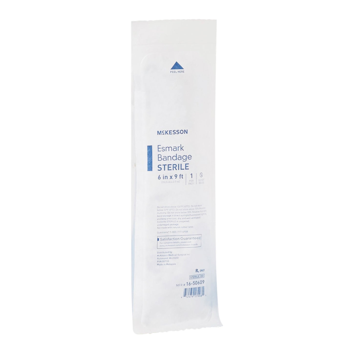 McKesson No Closure Esmark Compression Bandage, 6 Inch x 3 Yard