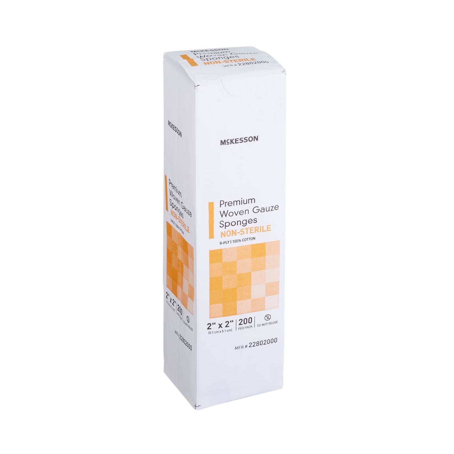 McKesson Gauze Sponge, 2 x 2 Inch, Eight Ply