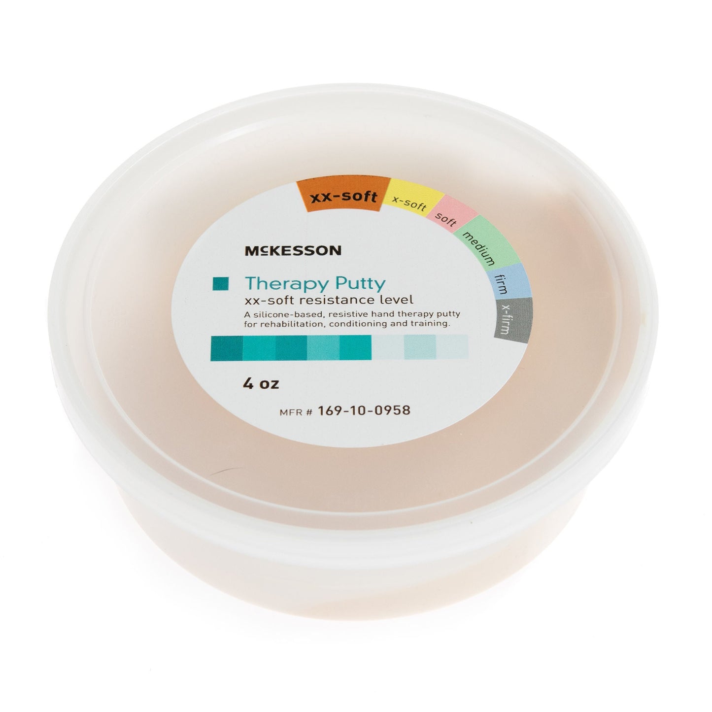 McKesson Therapy Putty, Tan, 2X-Soft, 4-ounce Container