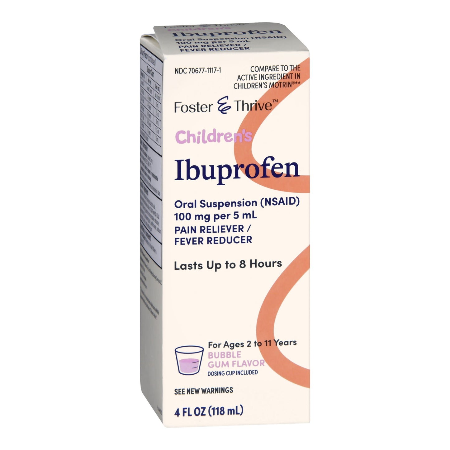 Foster & Thrive™ Ibuprofen Children's Pain Relief, Bubblegum Flavor