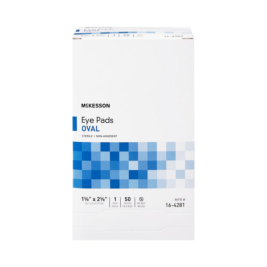McKesson Eye Pad, 1-5/8 x 2-5/8 Inch