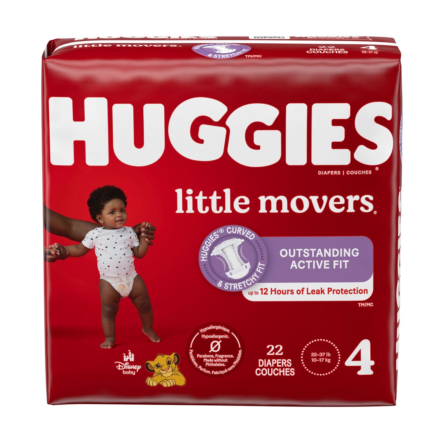 Huggies® Little Movers® Diaper, Size 4