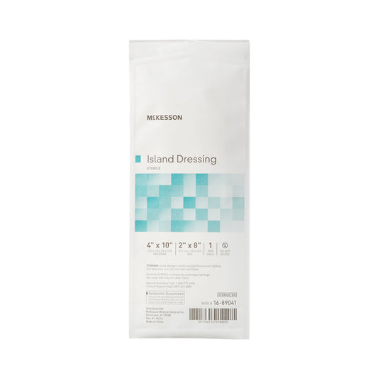 McKesson White Adhesive Dressing, 4 x 10 Inch