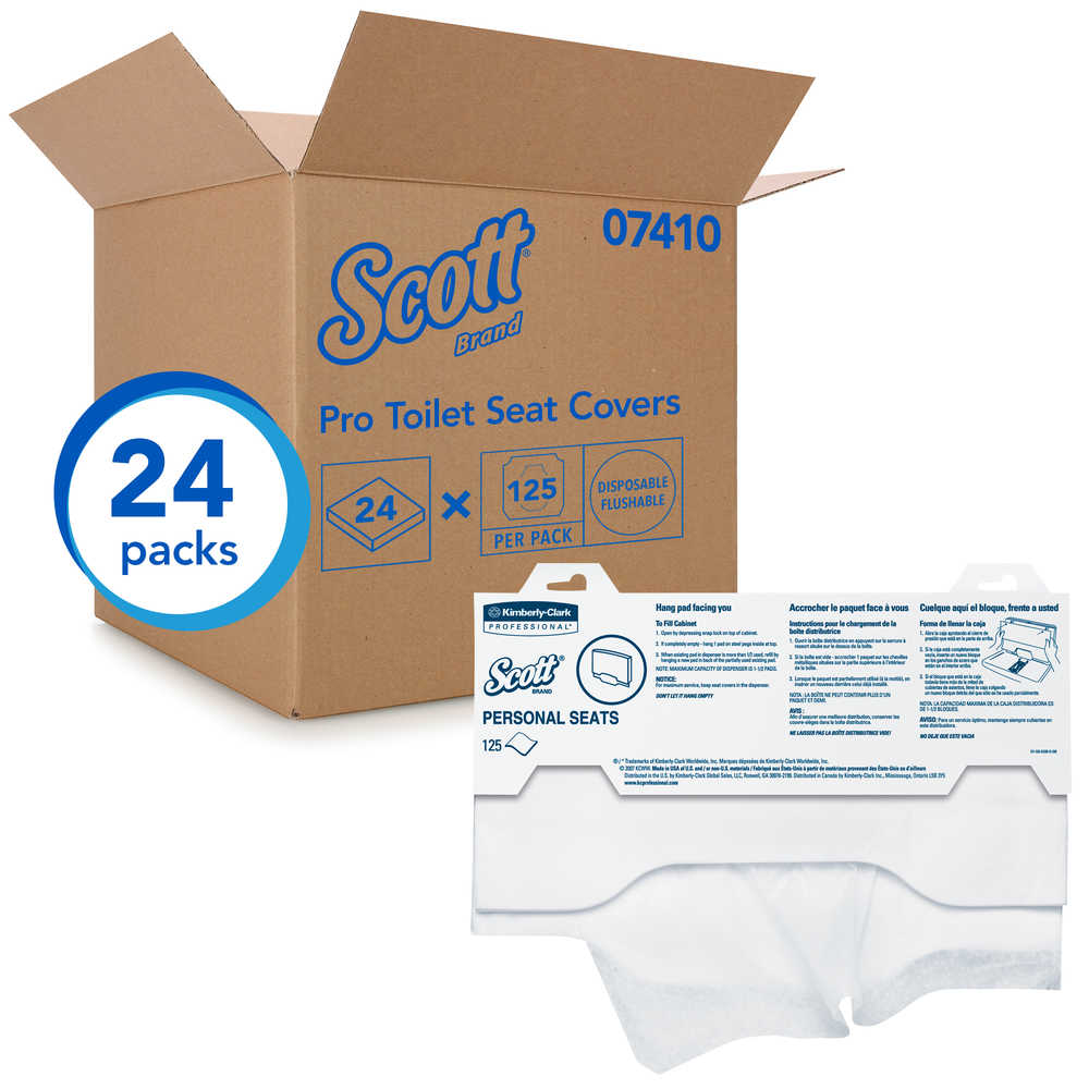 Scott® Toilet Seat Cover, 15 x 18 Inch