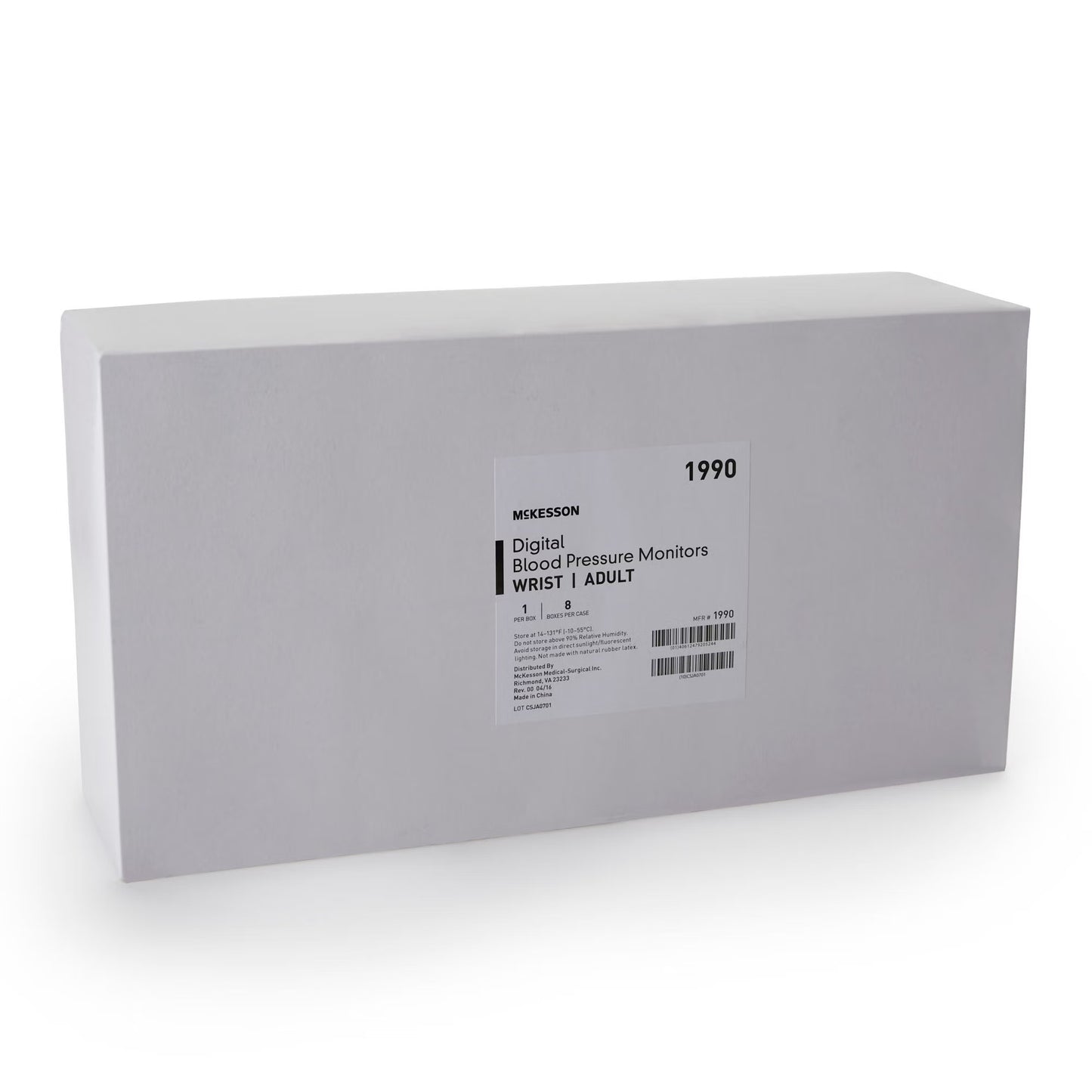 McKesson Aneroid Sphygmomanometer with Automatic Inflation, Wrist Cuff