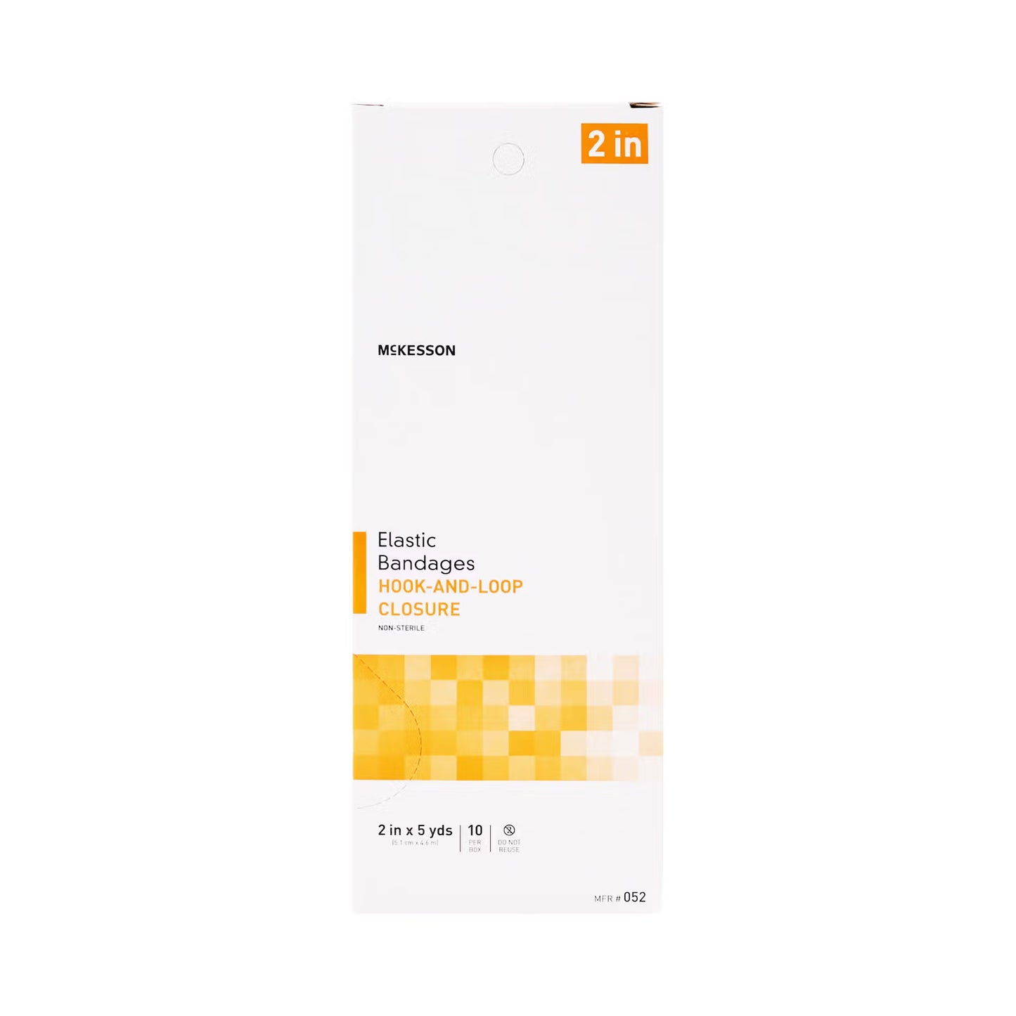 McKesson hook-and-loop closure Elastic Bandage, 2 Inch x 5 Yard