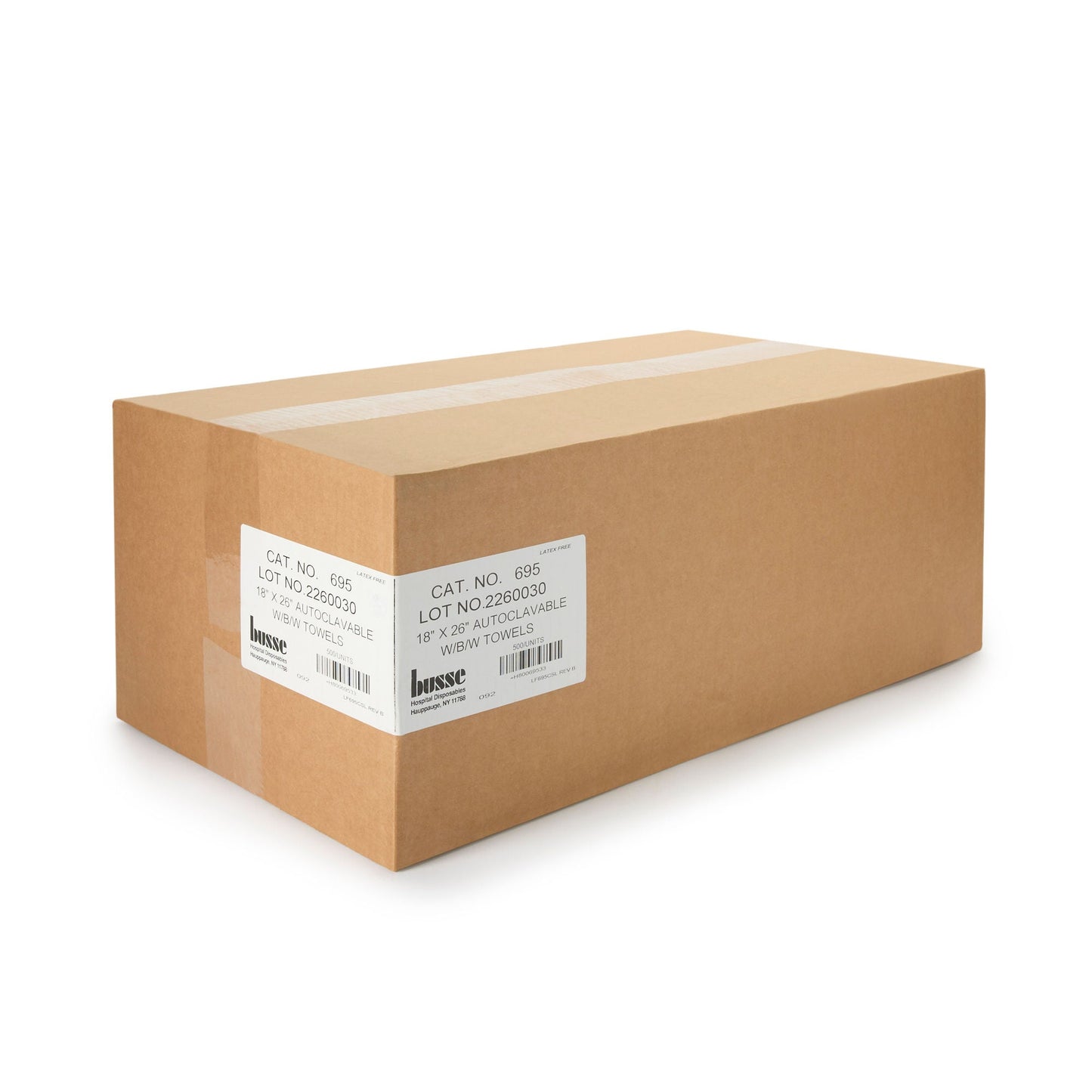 Busse Hospital Sterile Treatment Tray General Purpose Drape, 18 x 26 Inch
