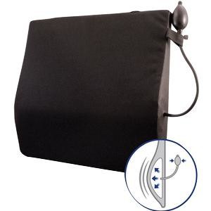 Adjustable Lumbar Support Avir Wheelchair Back Cushion, 16"