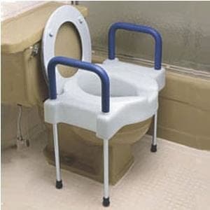 Maddak Extra Wide Tall-Ette Elevated Toilet Seat with Aluminum Legs