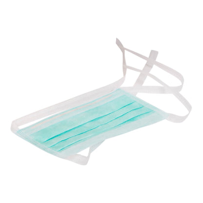 McKesson Classic Style Anti-Fog Surgical Mask, Green
