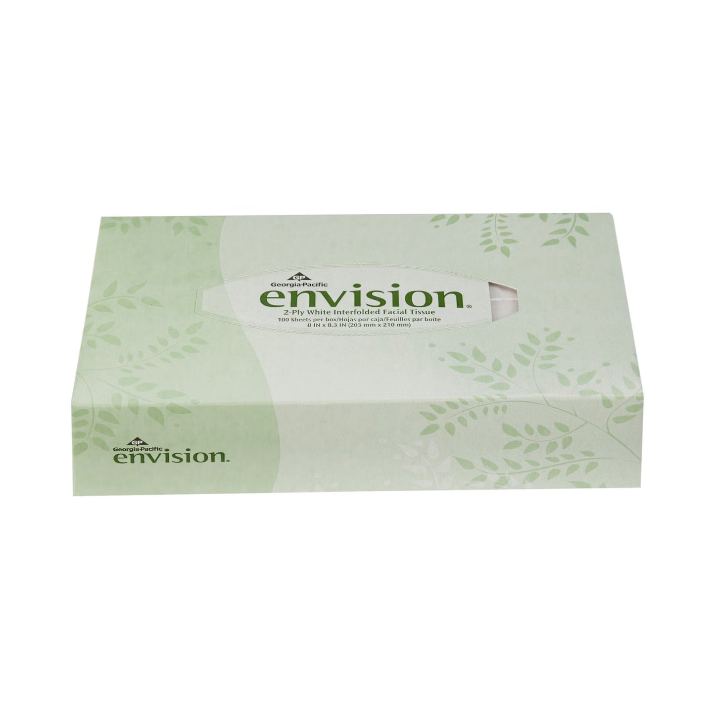 Envision Facial Tissue White 8 x 8.3 Inch