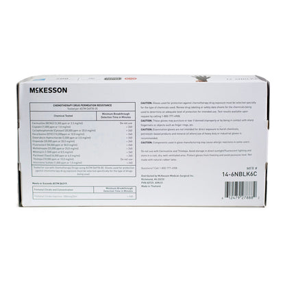 McKesson Confiderm® 6.8C Nitrile Exam Glove, Large, Blue