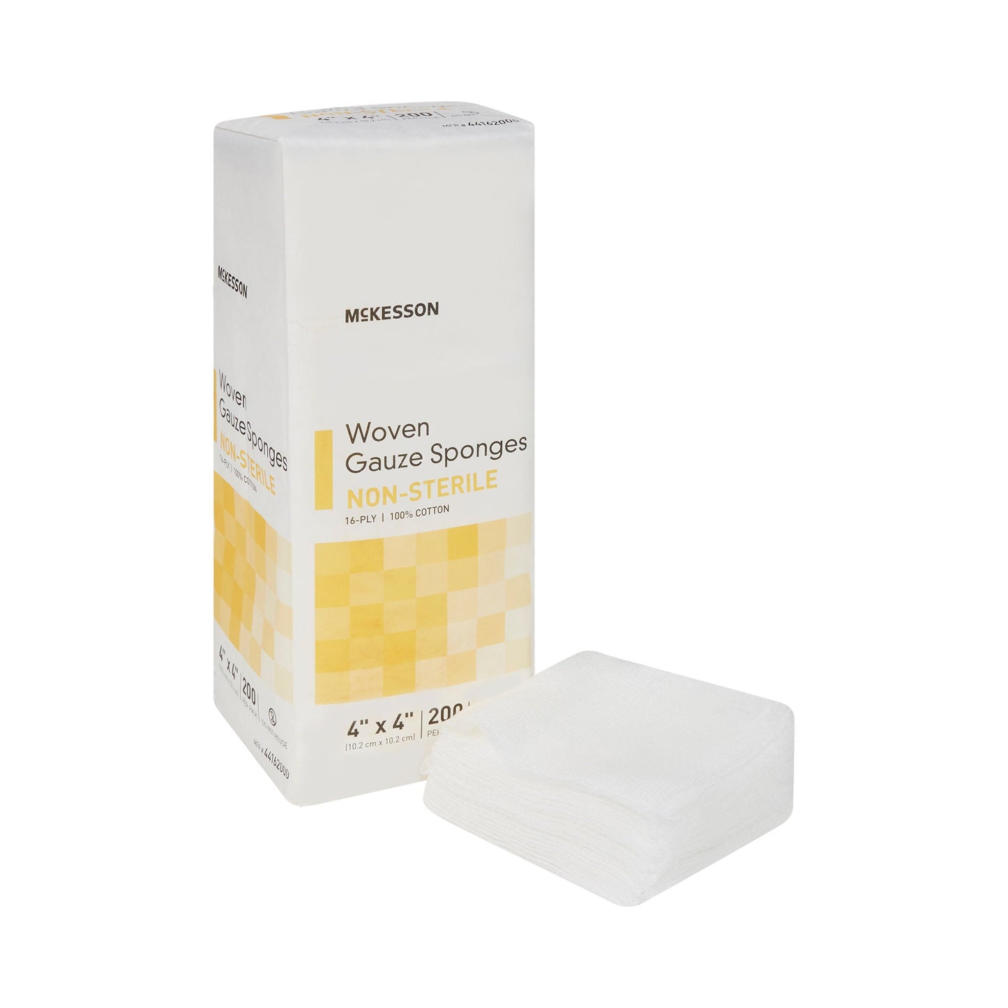 McKesson Gauze Sponge, 4 x 4 Inch, 16-Ply