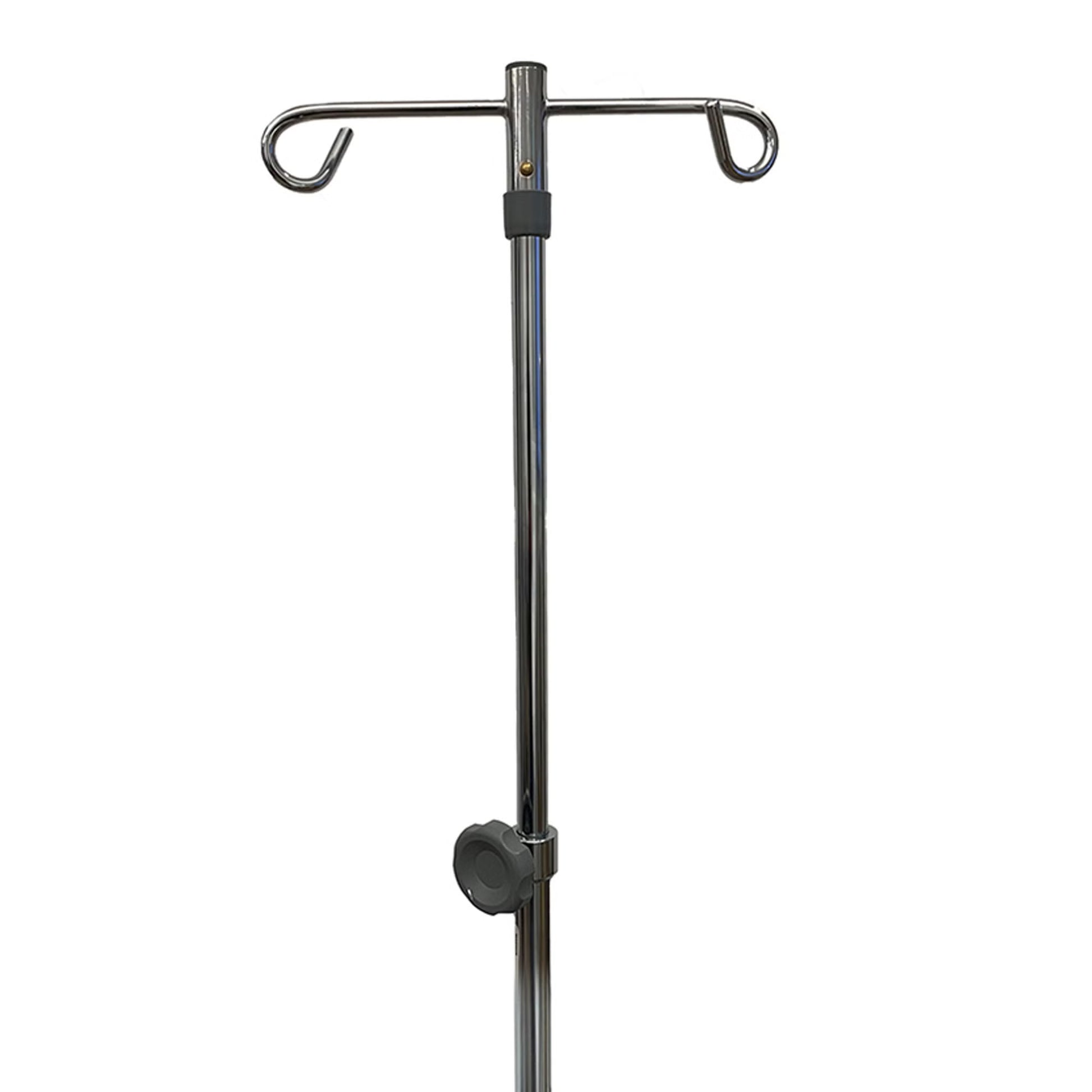 IV Stand Floor Stand 2 Hooks 5 Legs with Casters