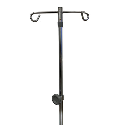IV Stand Floor Stand 2 Hooks 5 Legs with Casters