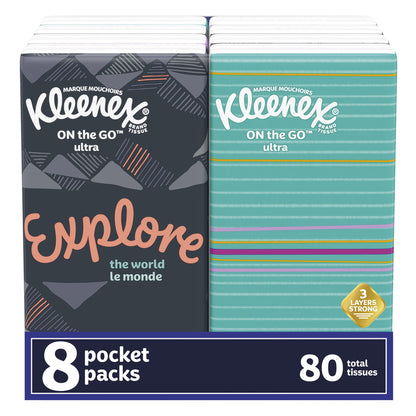 Kleenex® Pocket Pack Facial Tissue