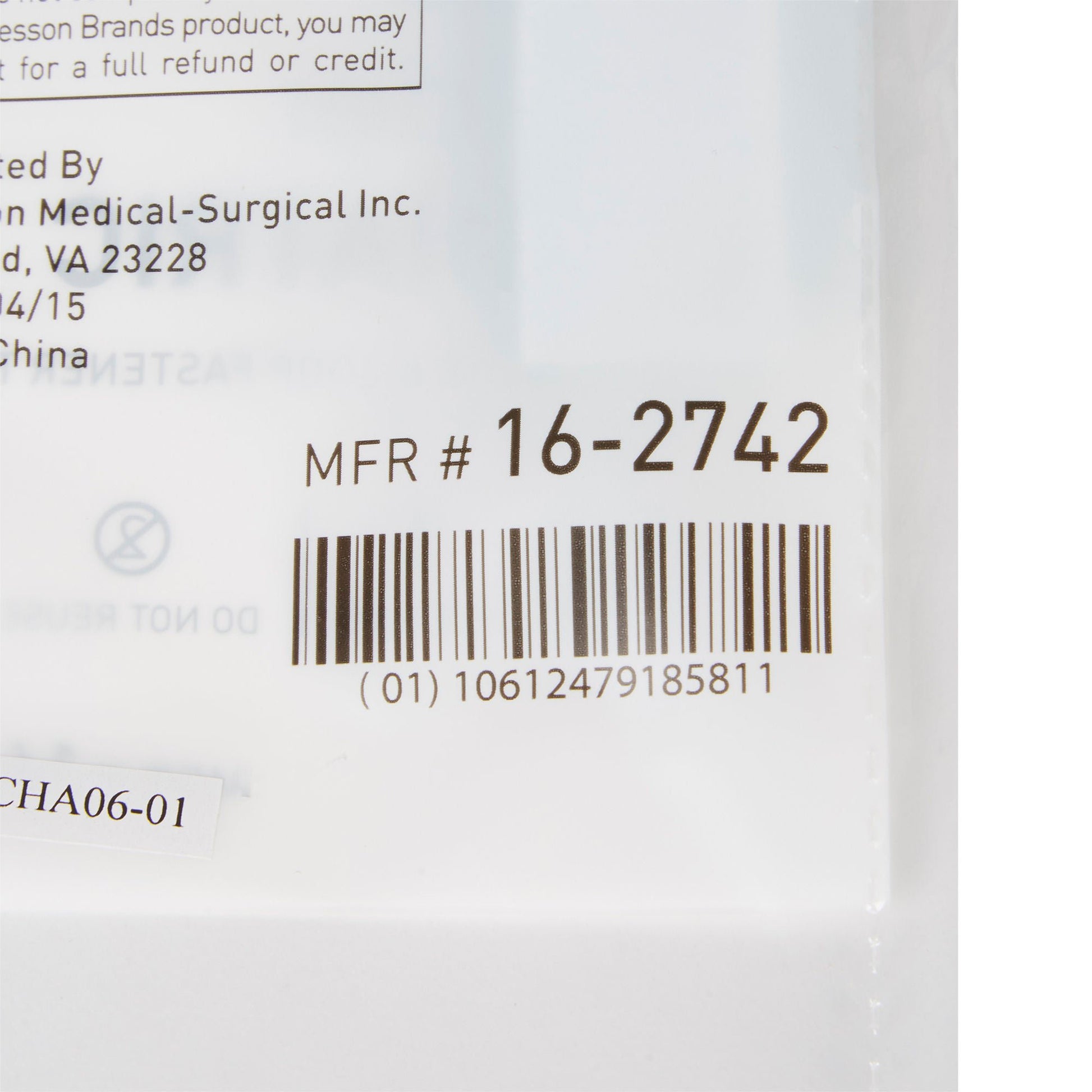 McKesson Tracheostomy Tube Holder, Pediatric, 3/4 x 9 Inch