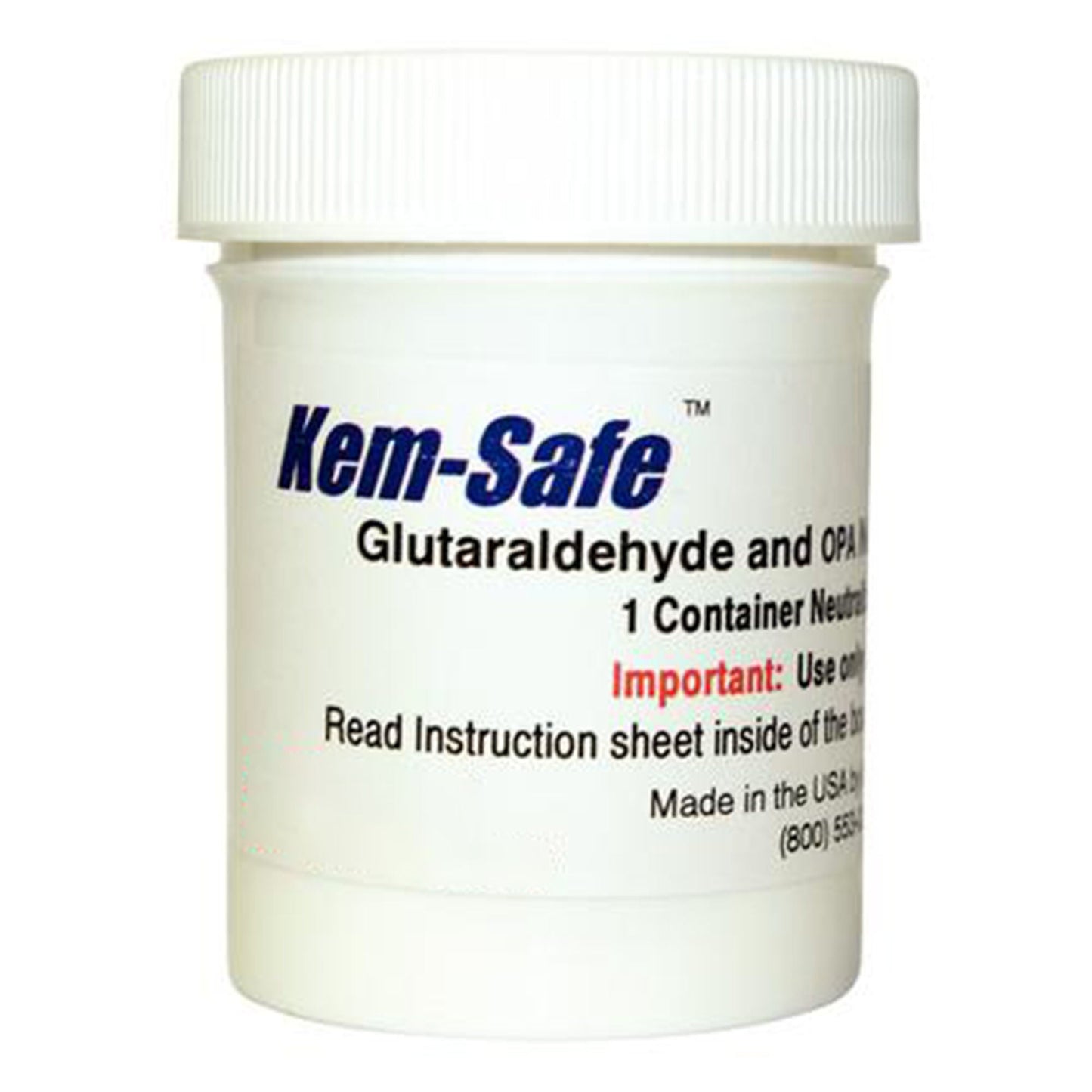 Kem-Safe™ OPA/Glutaraldehyde Neutralizer, 6-ounce Container