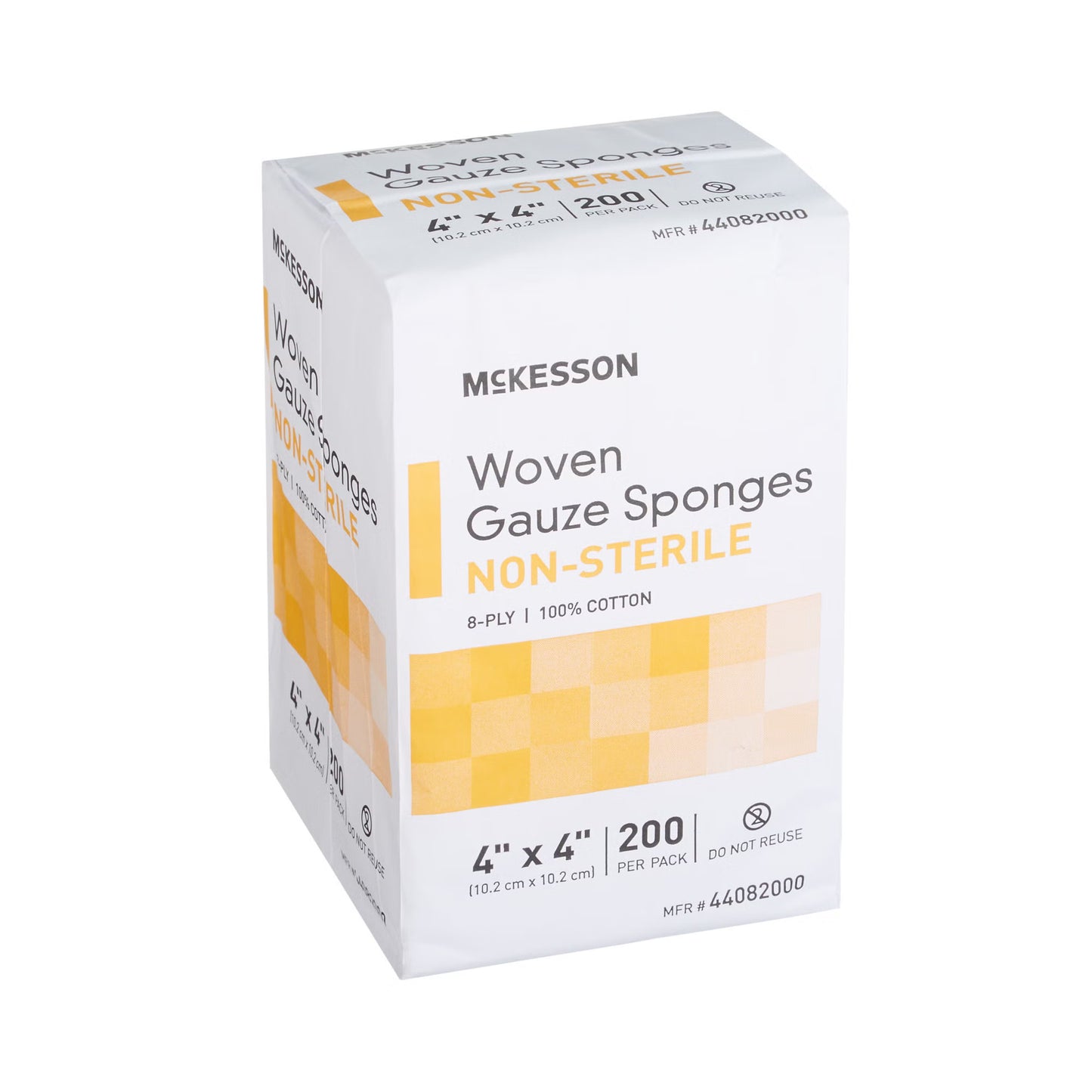 McKesson Gauze Sponge, 4 x 4 Inch, Eight Ply