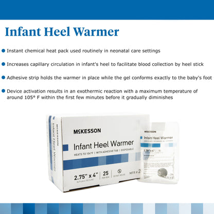 McKesson Infant Heel Warmer, 2¾ x 4 Inch