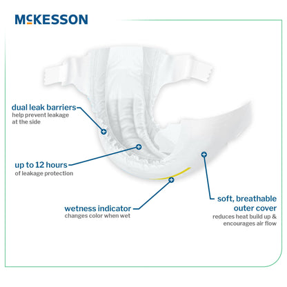McKesson Baby Diapers for Newborn Infants weighing up to 10 lbs.