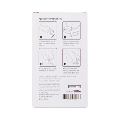 McKesson Skin Closure Strip, 1/8 X 3 Inches