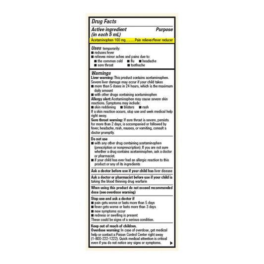Foster & Thrive™ Acetaminophen Children's Pain Relief, Grape Flavor