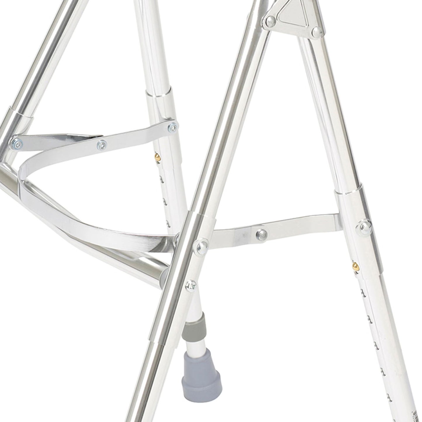 drive™ Hemi Aluminum Side Step Folding Walker, 29.5 – 37 Inch Height