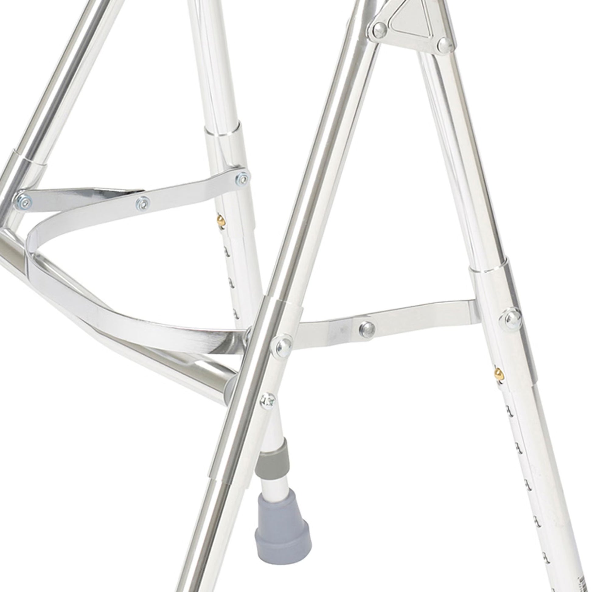 drive™ Hemi Aluminum Side Step Folding Walker, 29.5 – 37 Inch Height